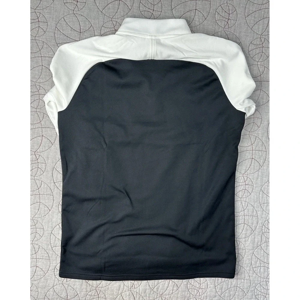Nike Dri-Fit Academy Soccer Drill 1/4 Zip Pullover Jacket Women's M White Black - Picture 6 of 8